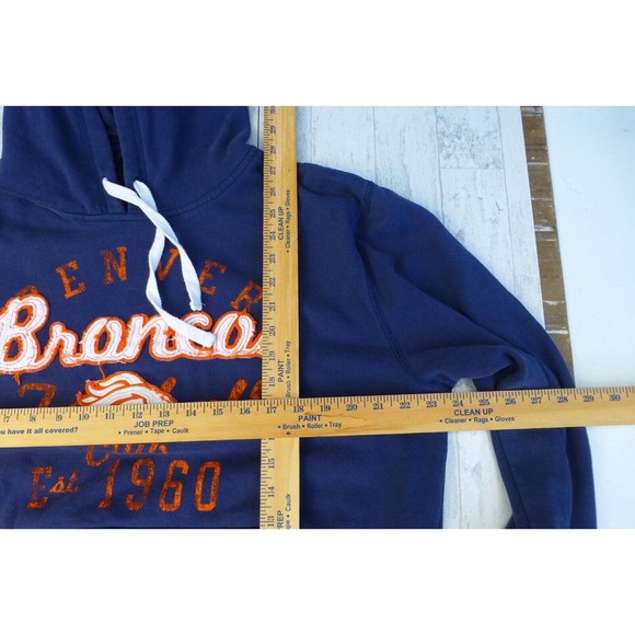 NFL Denver Broncos Men's pullover aplique G-III Hoodie Sweatshirt (Medium) - Picture 3 of 9